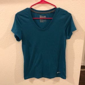 Nike blue t shirt